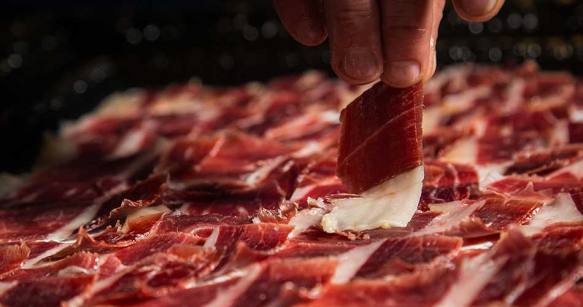 paletas ibéricas cortada