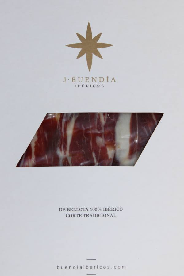 Jamón de Bellota 100% Ibérica. Corte tradicional a mano. 100g