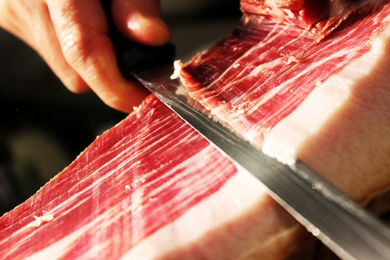 cortar jamón ibérico